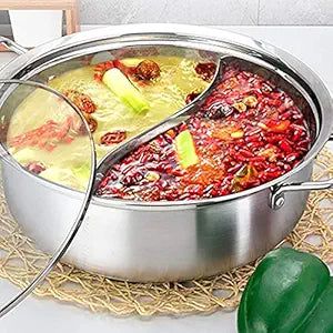 2 in 1 divided hot pot