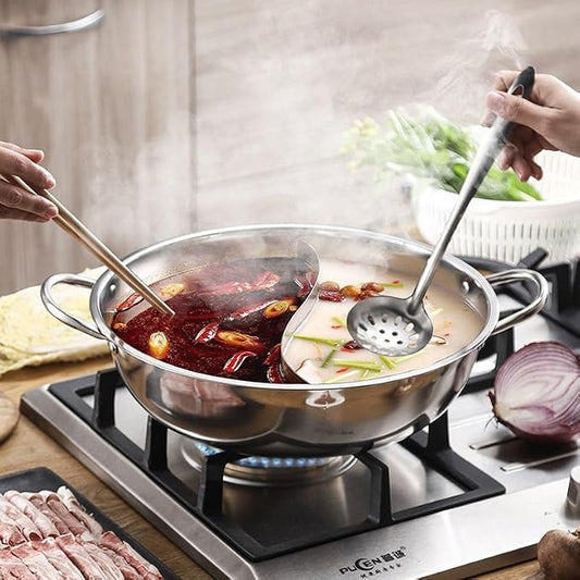 2 in 1 divided hot pot