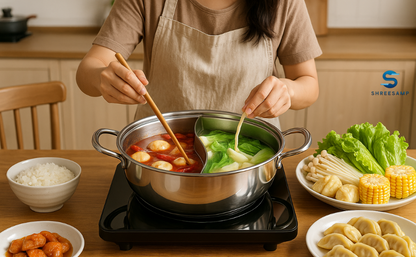 2 in 1 divided hot pot