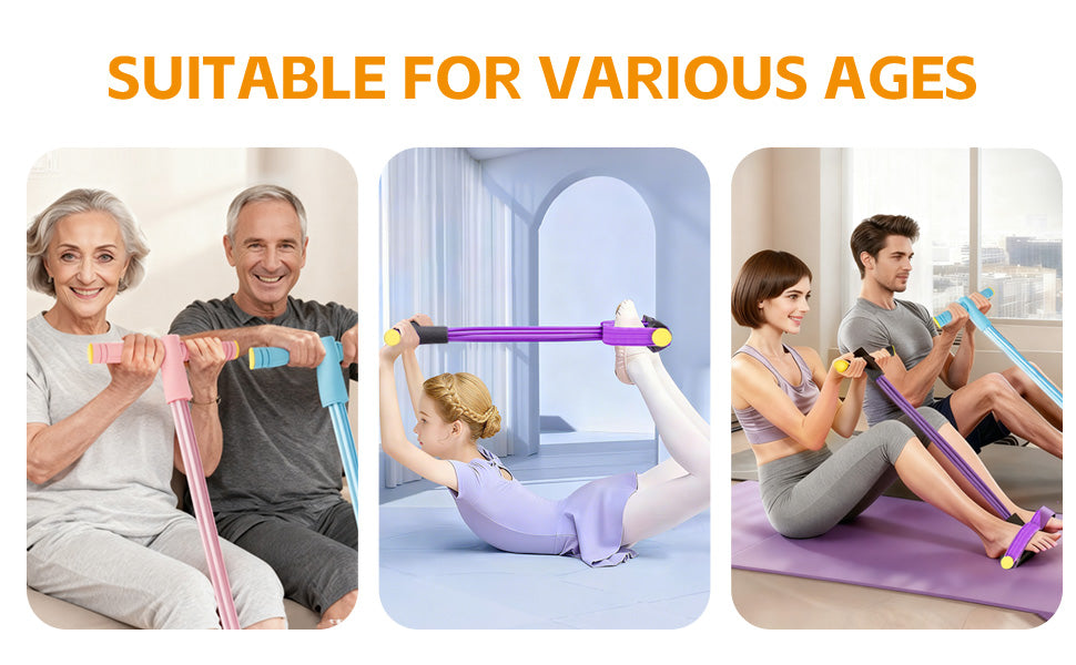 Yoga Pedal Puller Resistance Band Fitness Equipment