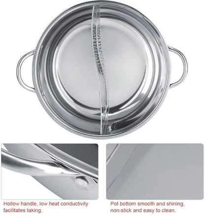 2 in 1 divided hot pot