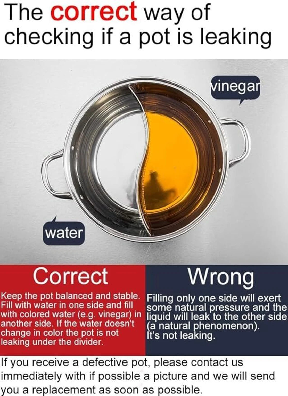 2 in 1 divided hot pot