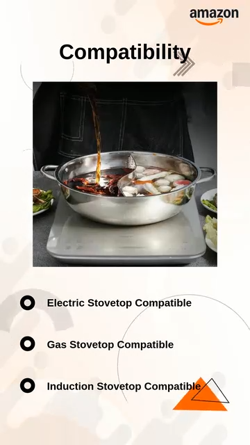 2 in 1 divided hot pot